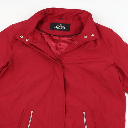 David bary Womens Red   Jacket Coat Size 14