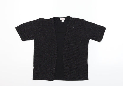 D'lisle Girls Black   Cardigan Jumper Size 9 Years