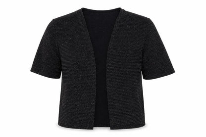 D'lisle Girls Black   Cardigan Jumper Size 9 Years