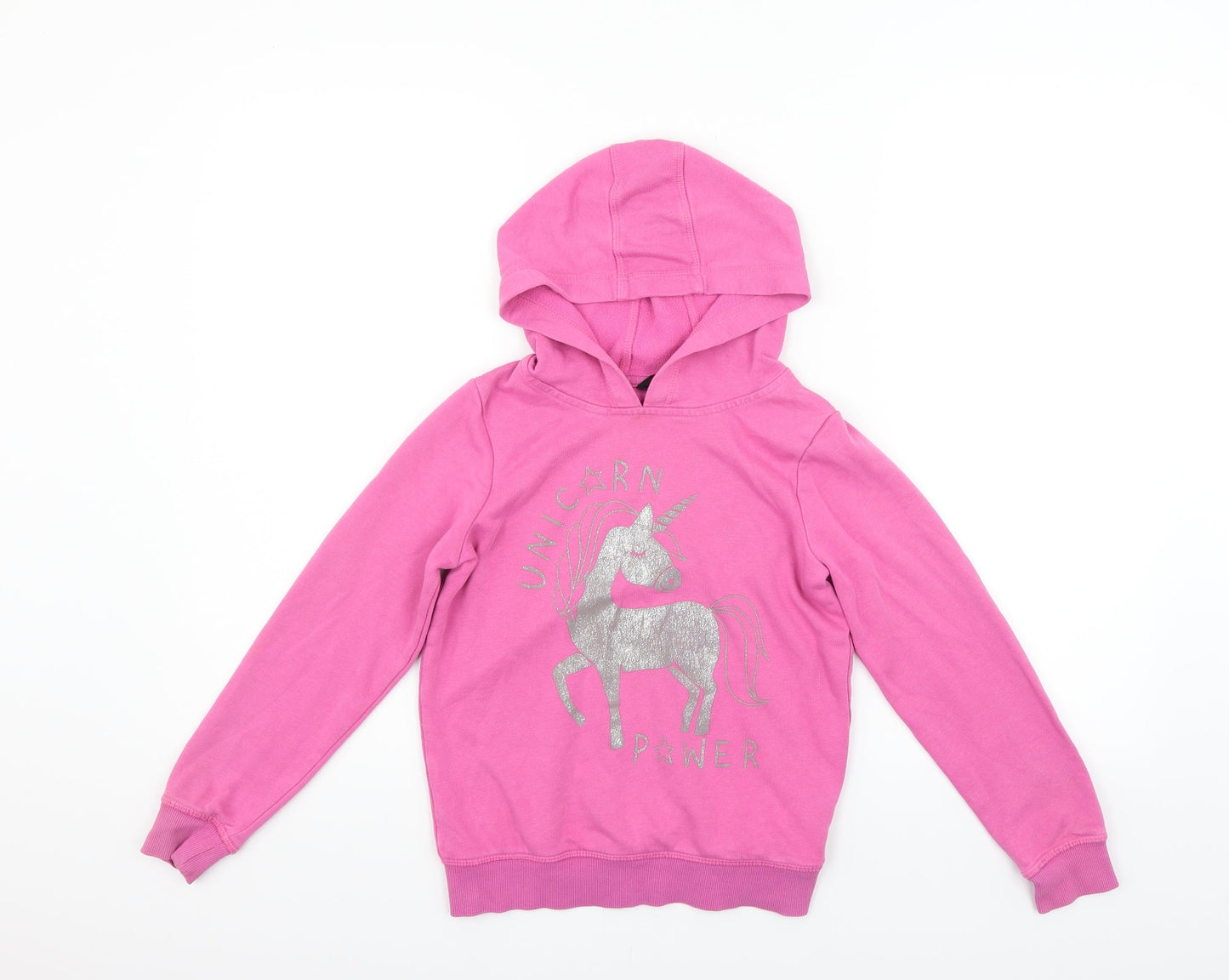 George Girls Pink   Pullover Hoodie Size 9-10 Years  - UNICORN