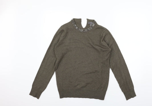 Primark Womens Brown   Pullover Jumper Size S