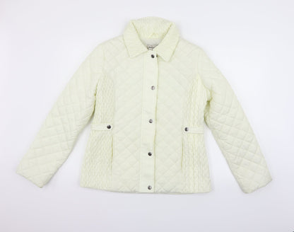 BASSINI Womens Yellow   Jacket  Size S