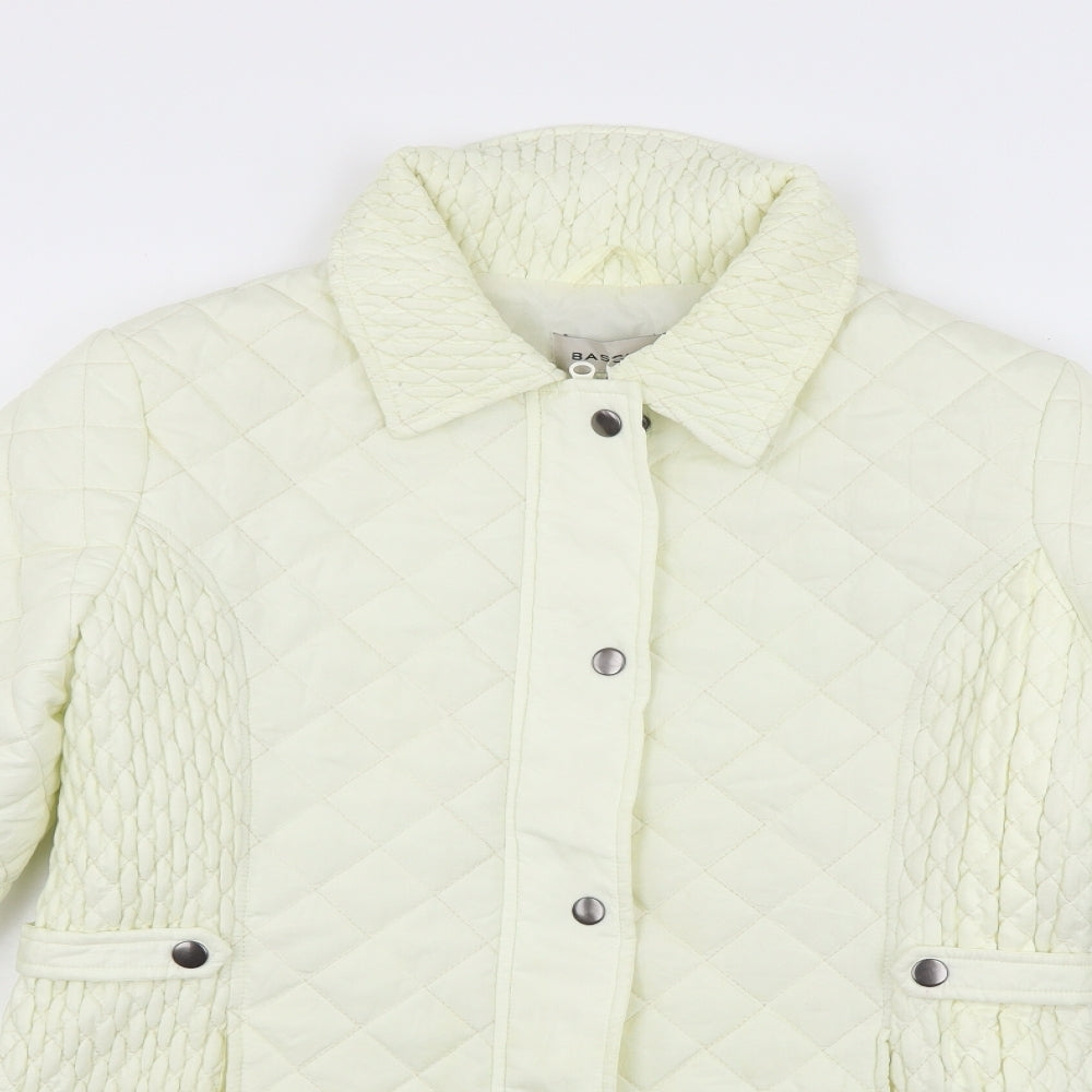 BASSINI Womens Yellow   Jacket  Size S