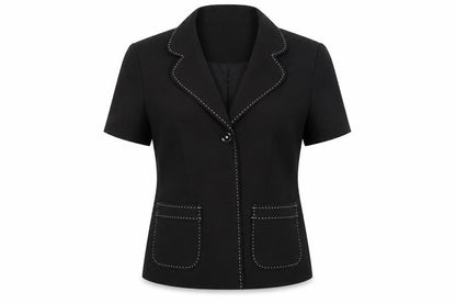 Womens UK Size 10 Roman Black Jacket