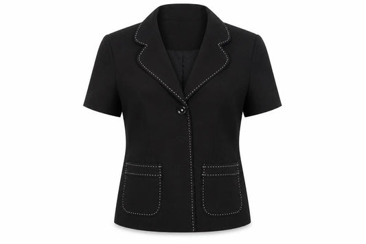 Womens UK Size 10 Roman Black Jacket