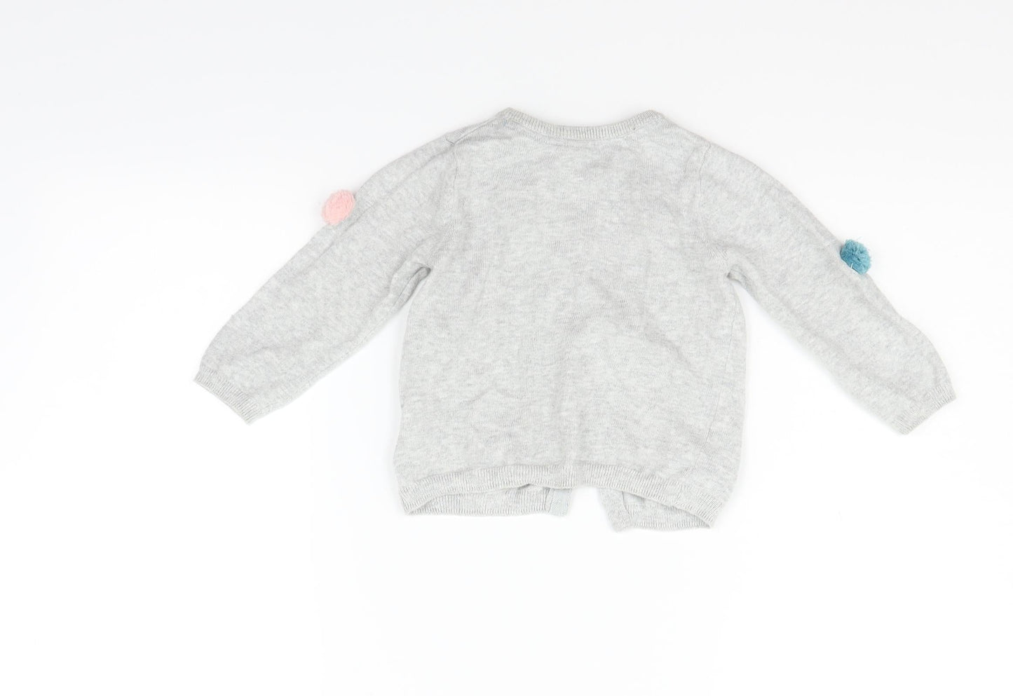 Primark Baby Grey Houndstooth  Cardigan Jumper Size 18-24 Months