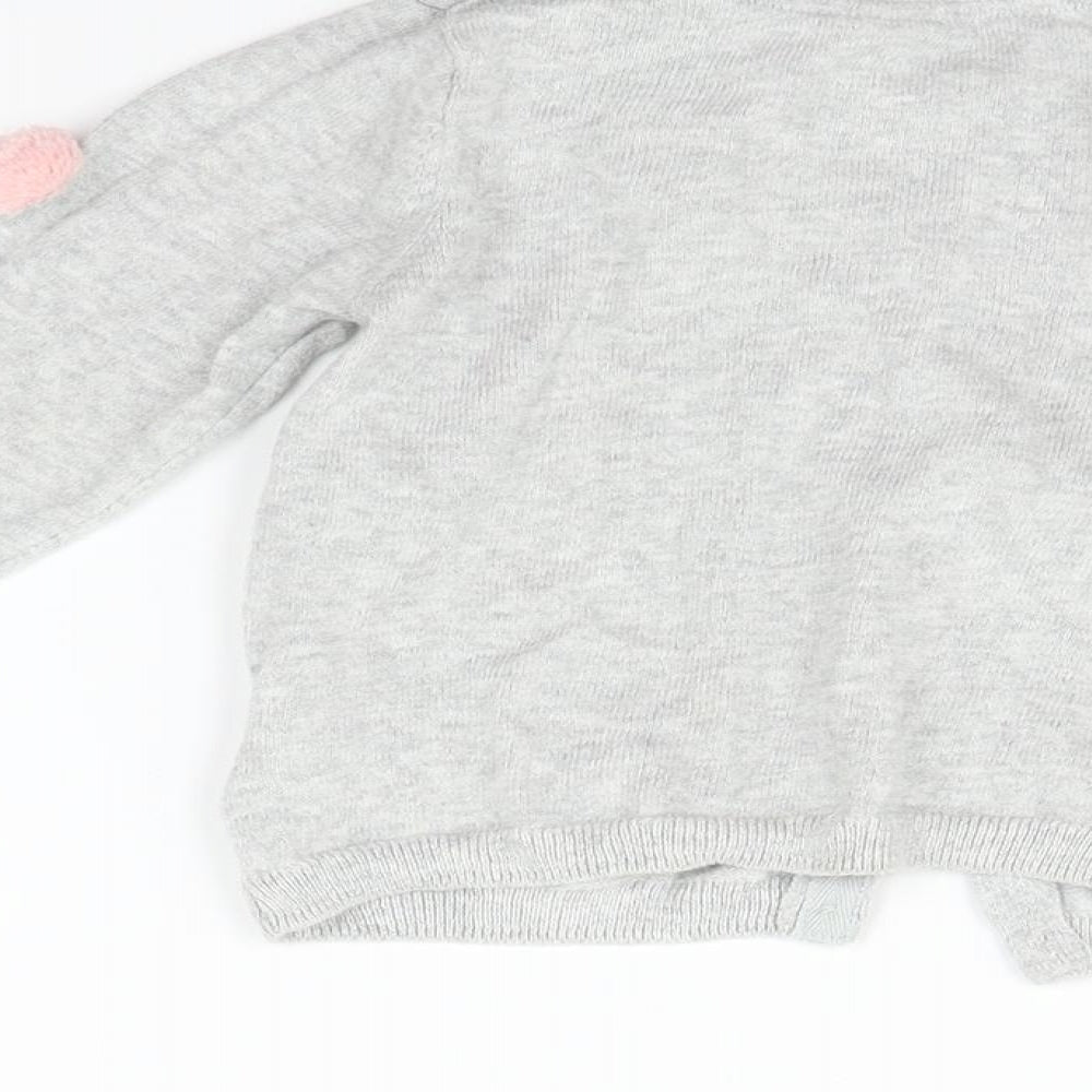 Primark Baby Grey Houndstooth  Cardigan Jumper Size 18-24 Months