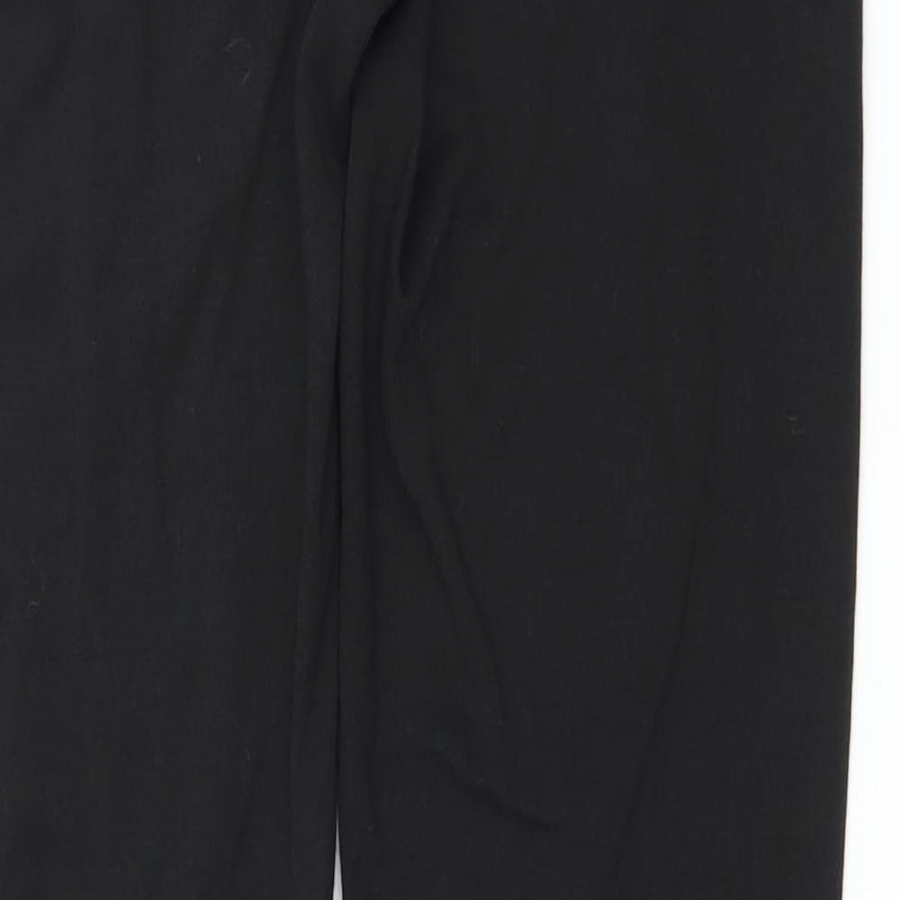 Yessica Womens Black  Jersey Capri Leggings Size 30 in L25 in