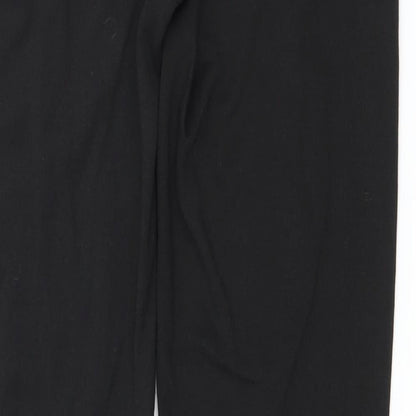 Yessica Womens Black  Jersey Capri Leggings Size 30 in L25 in