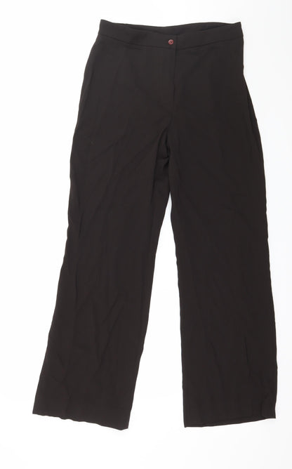 Womens UK Size 12 Preworn Regular Fit  Brown Trousers