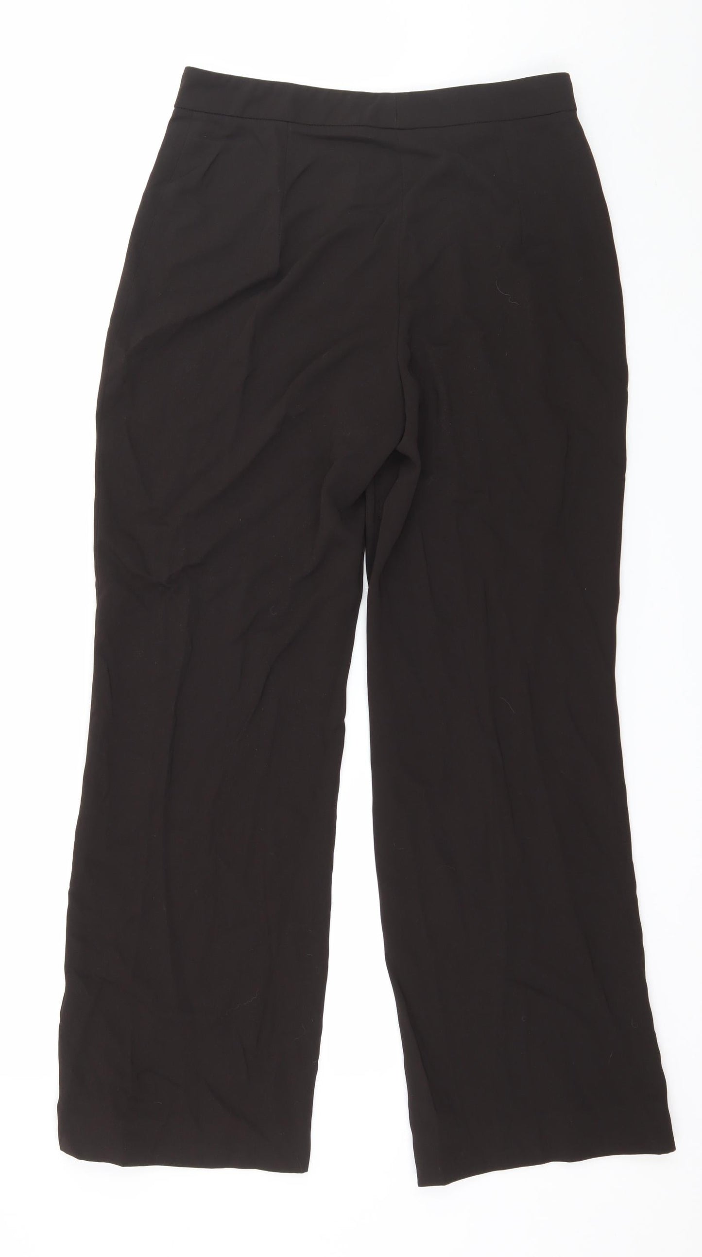 Womens UK Size 12 Preworn Regular Fit  Brown Trousers