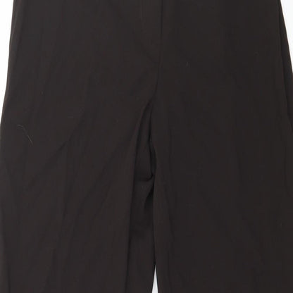 Womens UK Size 12 Preworn Regular Fit  Brown Trousers