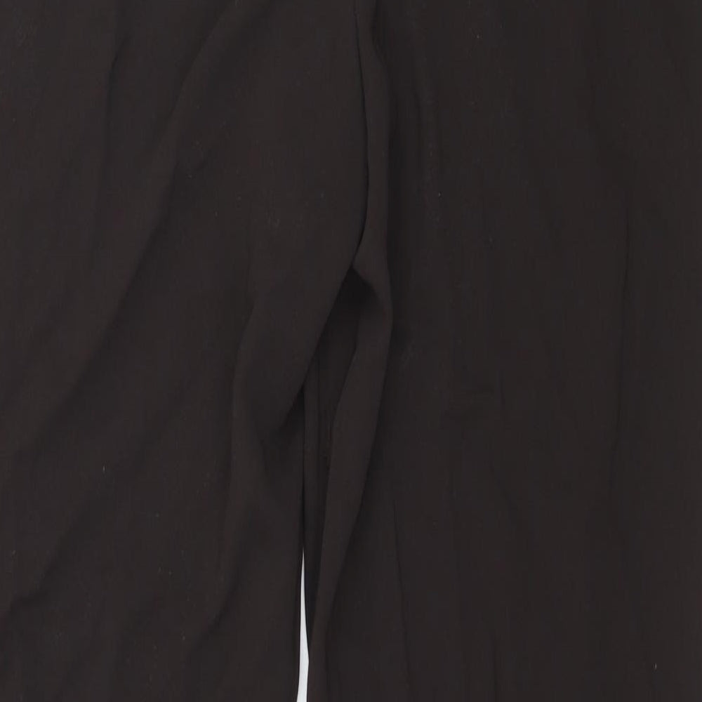 Womens UK Size 12 Preworn Regular Fit  Brown Trousers