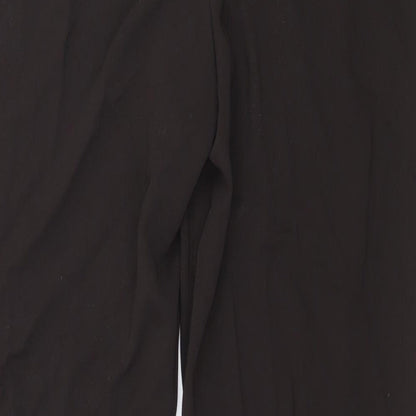 Womens UK Size 12 Preworn Regular Fit  Brown Trousers