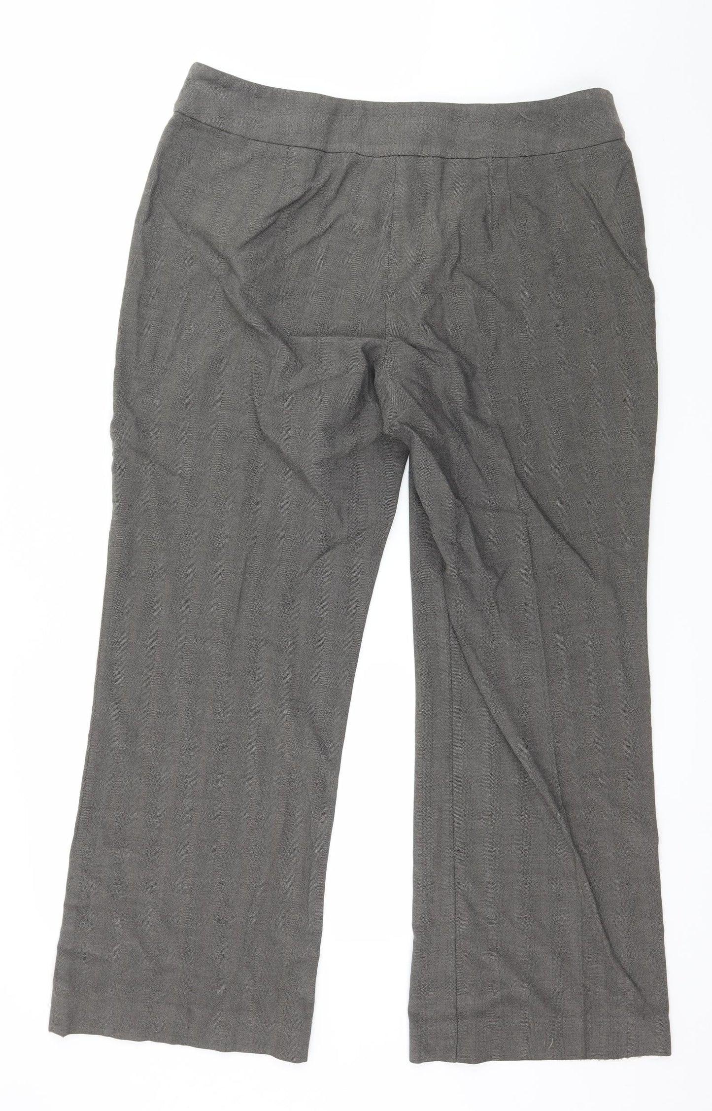 Womens UK Size 16 Marks and Spencer Regular Fit  Grey Trousers