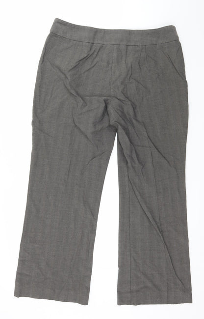 Womens UK Size 16 Marks and Spencer Regular Fit  Grey Trousers