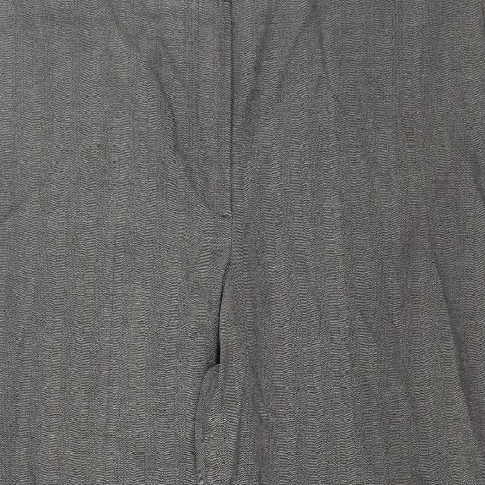 Womens UK Size 16 Marks and Spencer Regular Fit  Grey Trousers