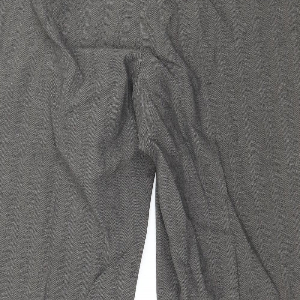 Womens UK Size 16 Marks and Spencer Regular Fit  Grey Trousers