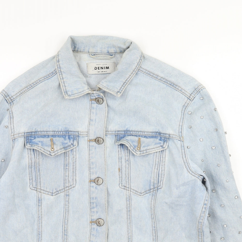 Womens UK Size 8 New Look Blue Jacket