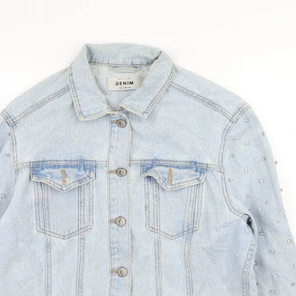 Womens UK Size 8 New Look Blue Jacket
