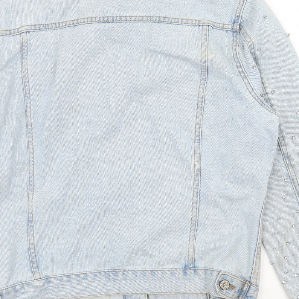 Womens UK Size 8 New Look Blue Jacket