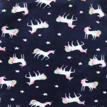 Matalan Girls Blue Geometric Microfibre Top Pyjama Top Size 11 Years  - Unicorn Dream Magic