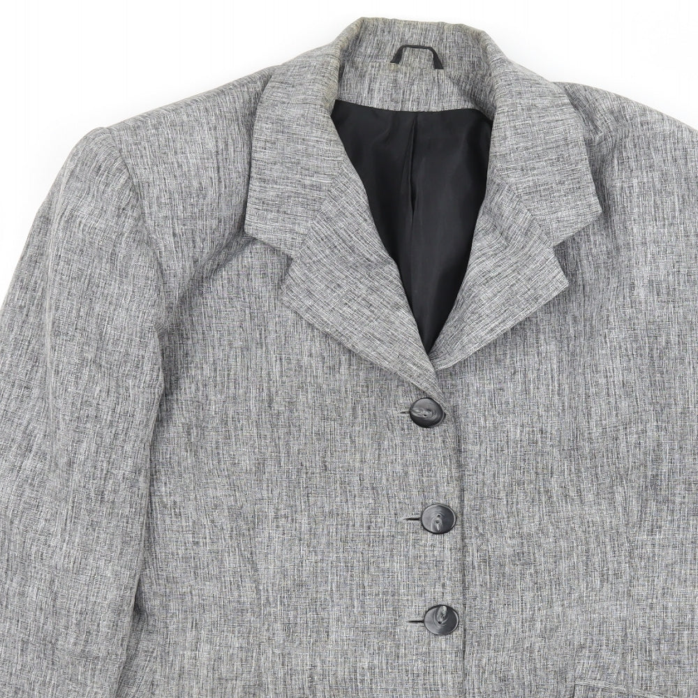 Womens UK Size 12 Bonmarché Grey Jacket