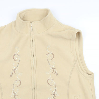 Pure & Natural Womens Ivory  Fleece Jacket  Size L