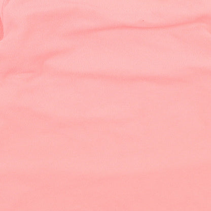 Primark Girls Pink Geometric Fleece Top Pyjama Top Size 9-10 Years  - Girl Power