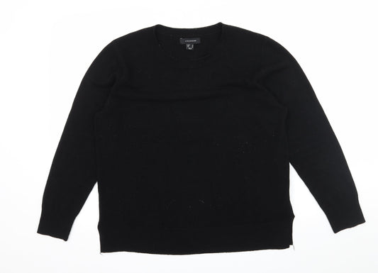 Front view of Atmosphere women’s black knit jumper, size UK 10
