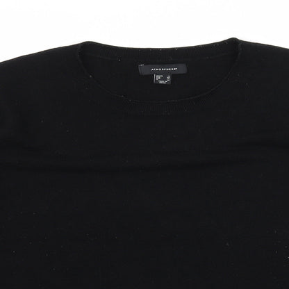 Atmopshere Womens Black  Knit Pullover Jumper Size 10