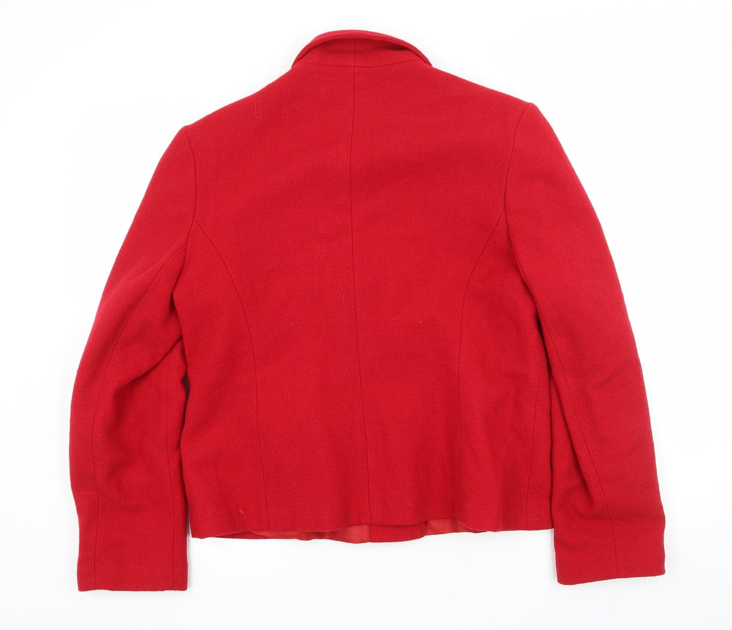 Womens UK Size 16 Etam Red Parka Coat