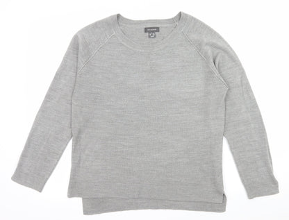 PPriamkr Womens Grey  Knit Pullover Jumper Size 12