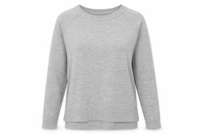 PPriamkr Womens Grey  Knit Pullover Jumper Size 12