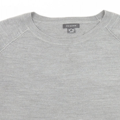 PPriamkr Womens Grey  Knit Pullover Jumper Size 12