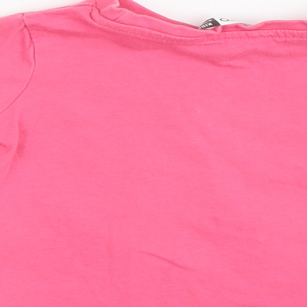 Pep & Co Girls Pink   Basic T-Shirt Size 9-12 Months