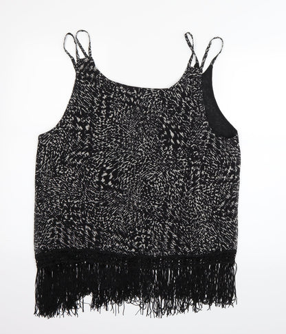 Womens UK Size 20 ELVI Black Camisole Tank