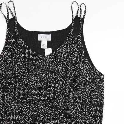 Womens UK Size 20 ELVI Black Camisole Tank