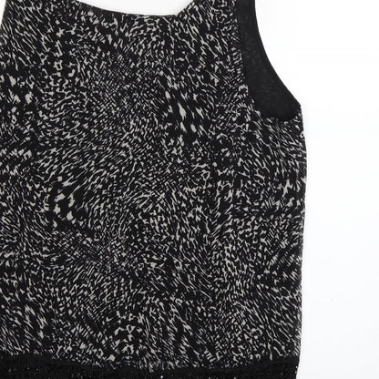 Womens UK Size 20 ELVI Black Camisole Tank