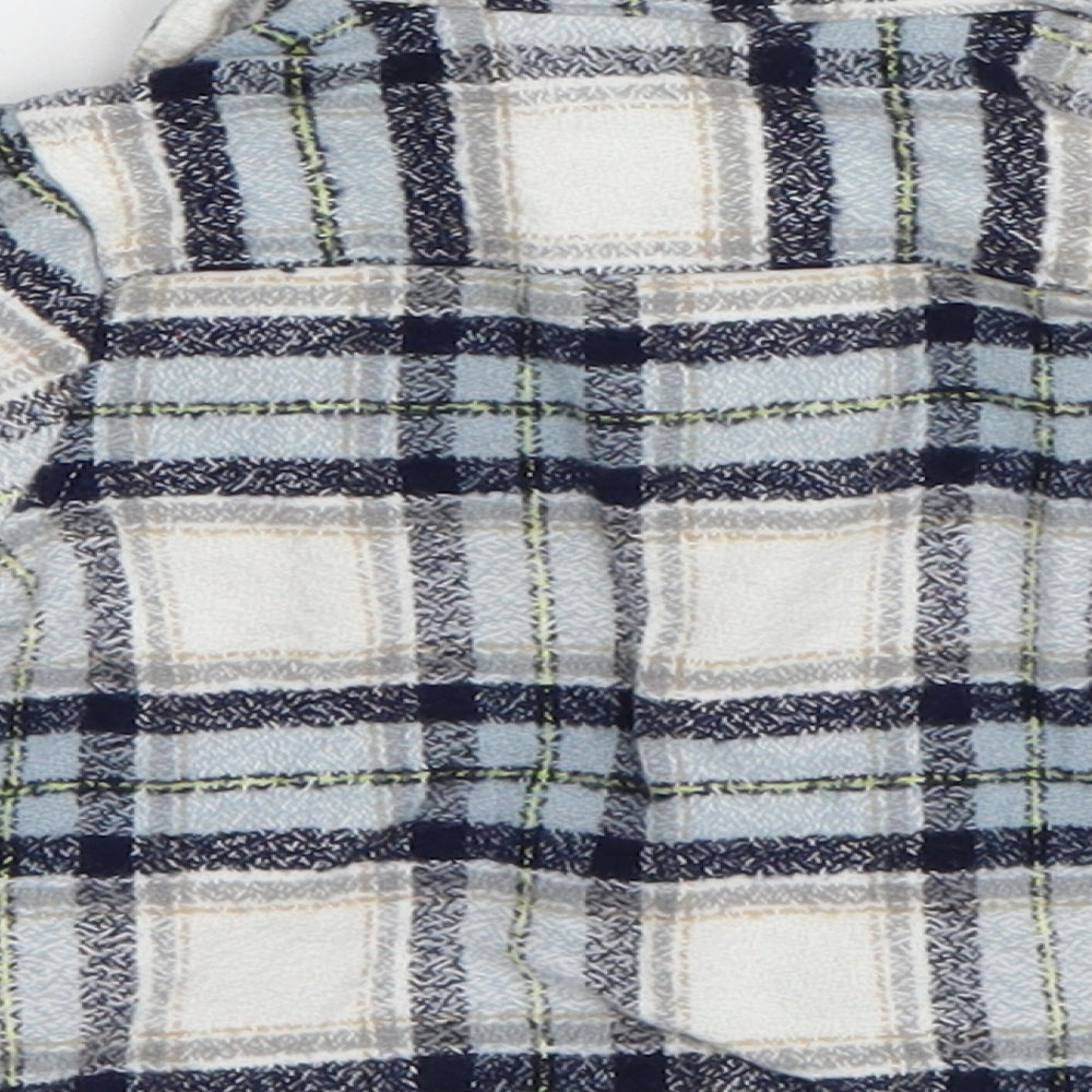 Primark Baby Blue Check  Basic Button-Up Size 6-9 Months