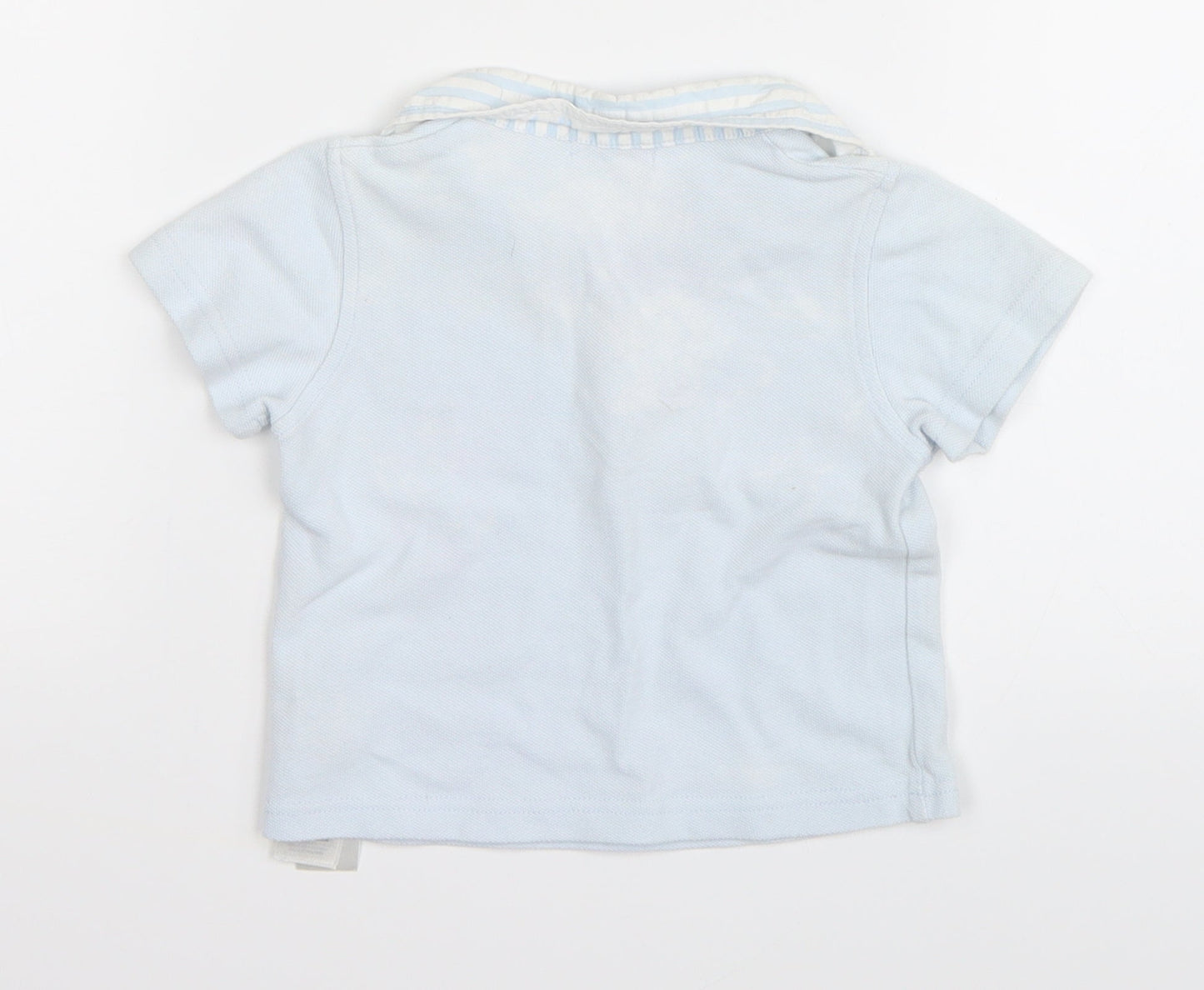 Tutto Piccolo Baby Blue   Basic Polo Size Newborn