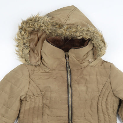F&F Womens Beige   Parka Coat Size M