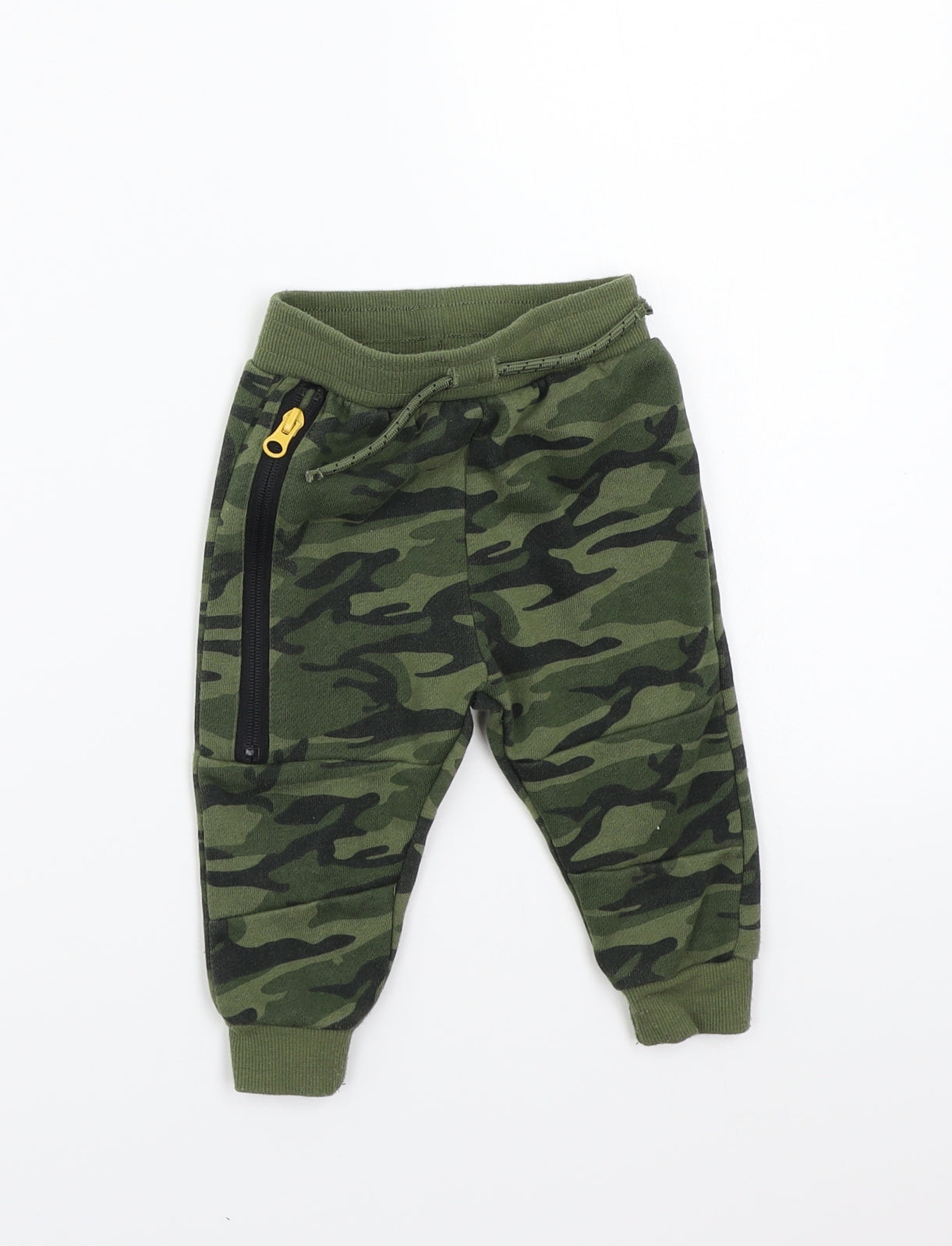 Primark Baby Green Camouflage  Sweatpants Trousers Size 6-9 Months