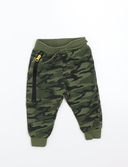 Primark Baby Green Camouflage  Sweatpants Trousers Size 6-9 Months