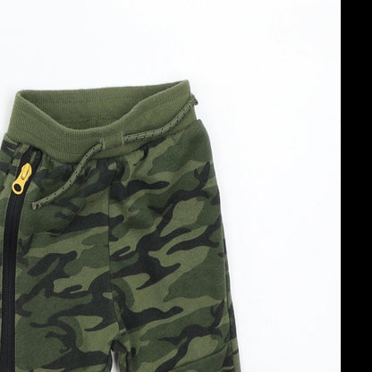 Primark Baby Green Camouflage  Sweatpants Trousers Size 6-9 Months