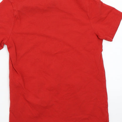 F&F Boys Red   Basic T-Shirt Size 7-8 Years