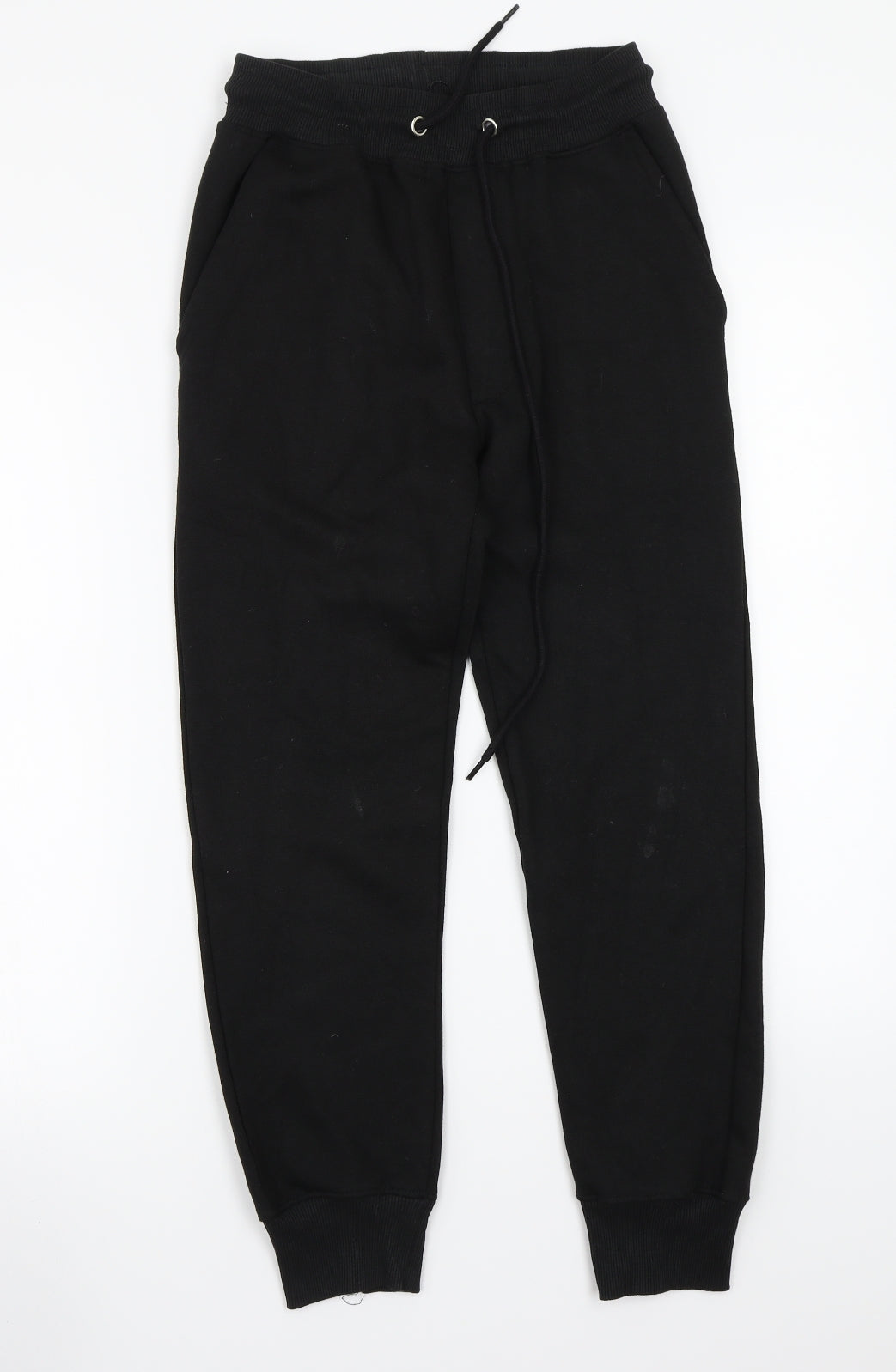 Womens UK Size 6 Boohoo Regular Fit Sweatpants Black Trousers