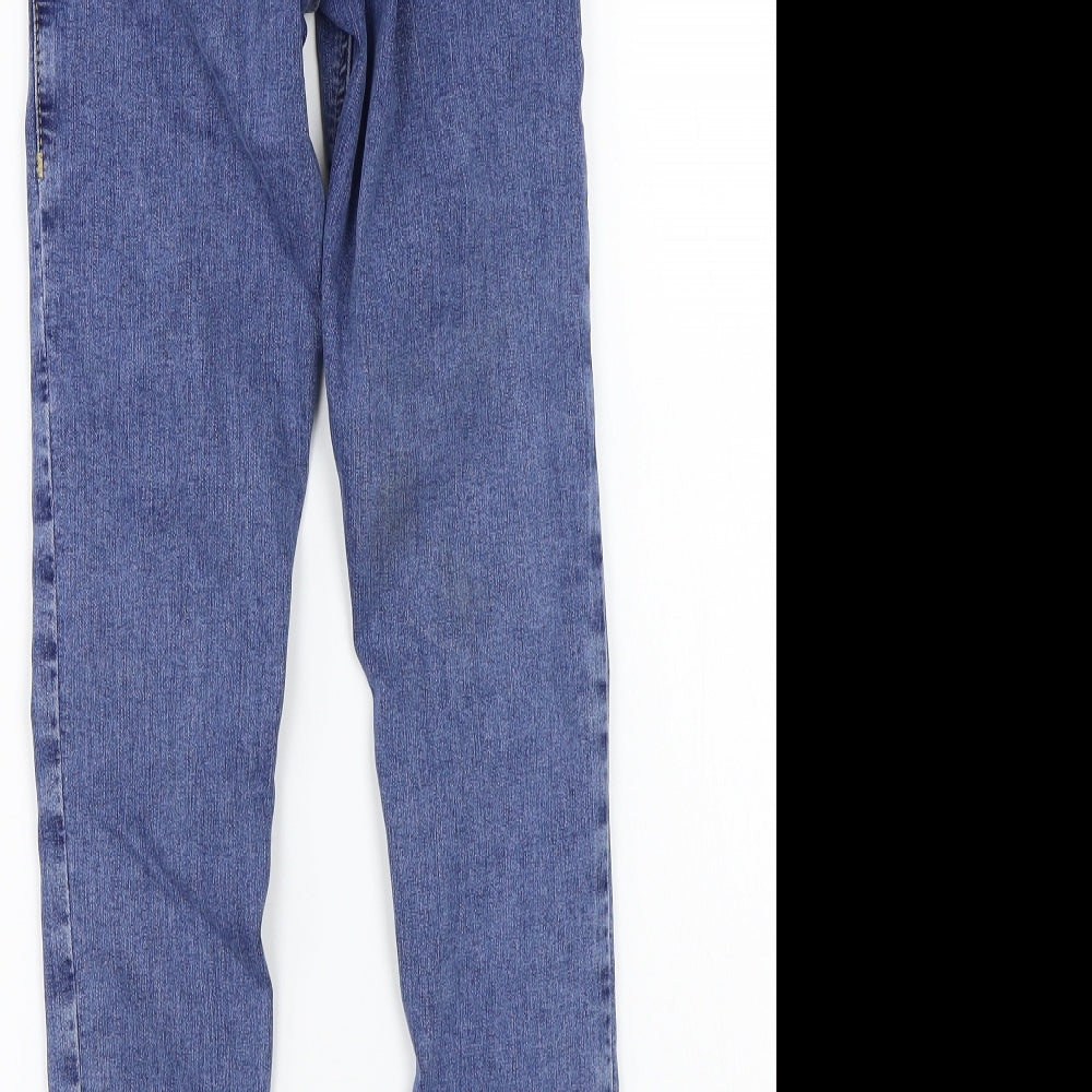 Topshop Womens Blue   Skinny Jeans Size 25 L32 in