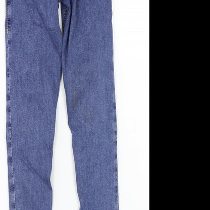 Topshop Womens Blue   Skinny Jeans Size 25 L32 in