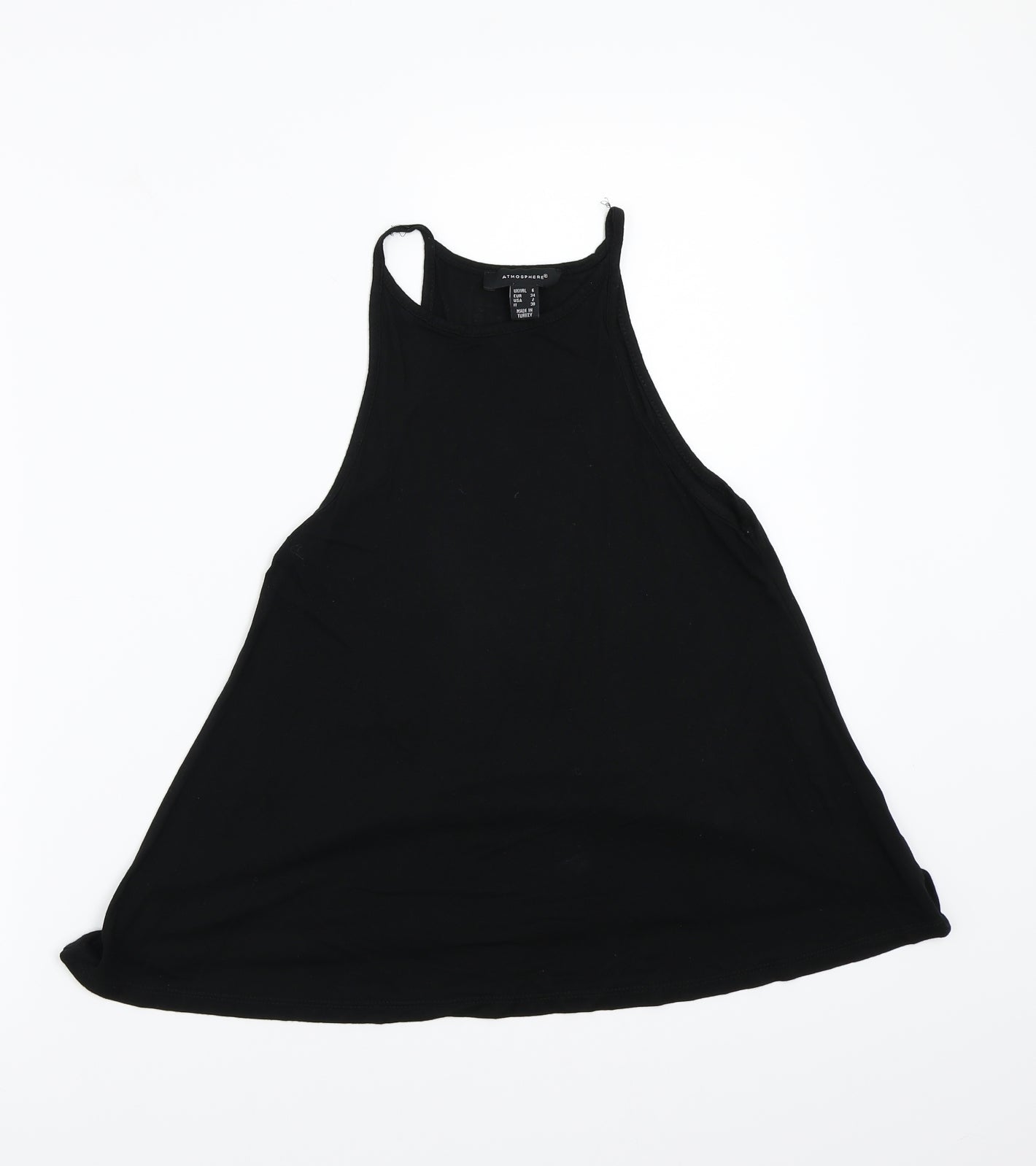 Primark Womens Black   Basic Tank Size 6